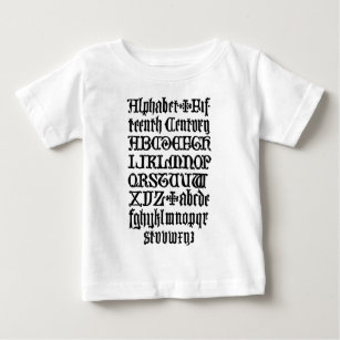 Gothic Letters Shirt