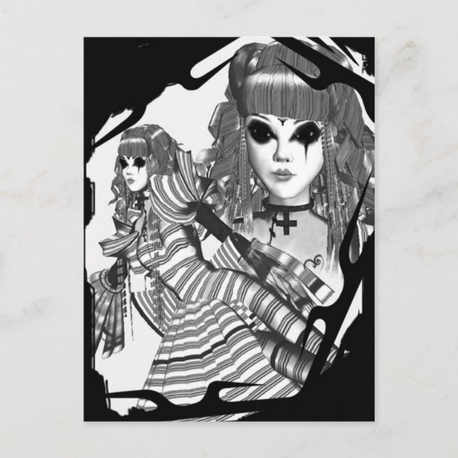 gothic lolita postcard (Front)
