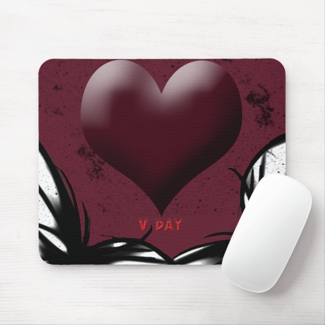 Gothic Love Mouse Pad (With Mouse)