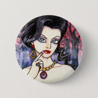 Gothic Magic Vampire Fantasy Button by Ann Howard
