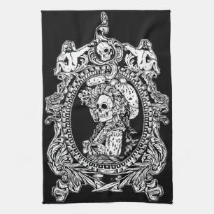 Gothic Maiden Kitchen Towel