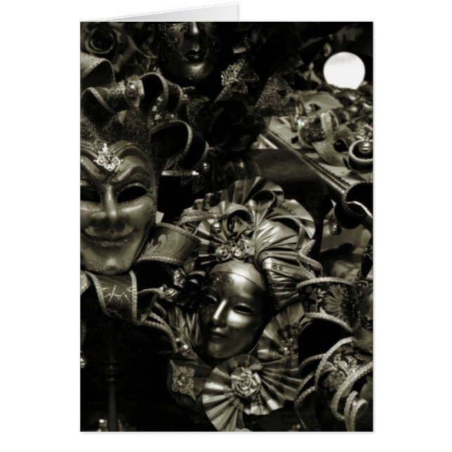 Gothic Masquerade Masks Black and White (Front)