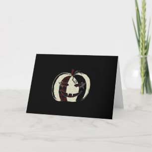 Gothic Masquerade Pumpkin Card