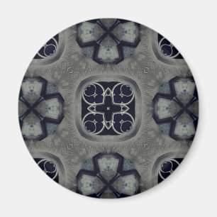 Gothic medieval detailed pattern magnet