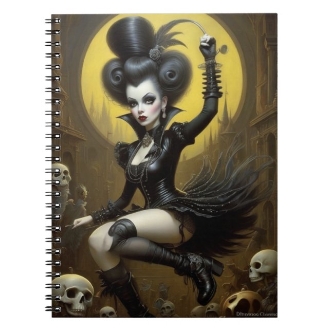 Gothic Medieval Woman Notebook (Front)
