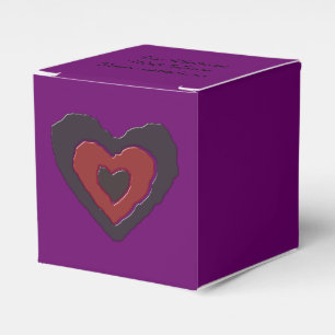 Gothic Melting Love Heart Custom Favour Box