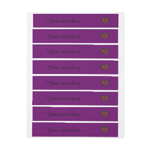 Gothic Melting Love Heart Customizable Labels