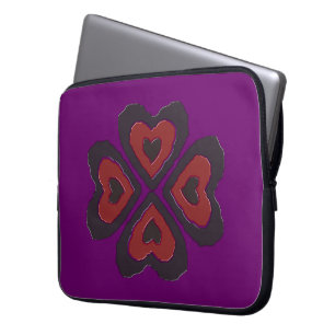 Gothic Melting Love Heart Laptop Bag