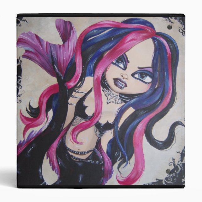 Gothic Mermaid Binder (Back)