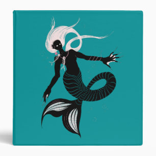 Gothic Mermaid Dark Fantasy Sea Creature Binder
