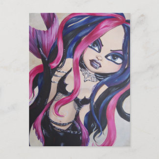Gothic Mermaid Postcard
