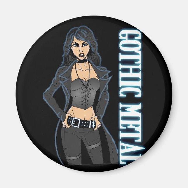 Gothic Metal Magnet (Front)