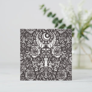 Gothic monochrome pattern