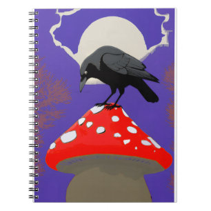 Gothic Mystical Raven Notebook
