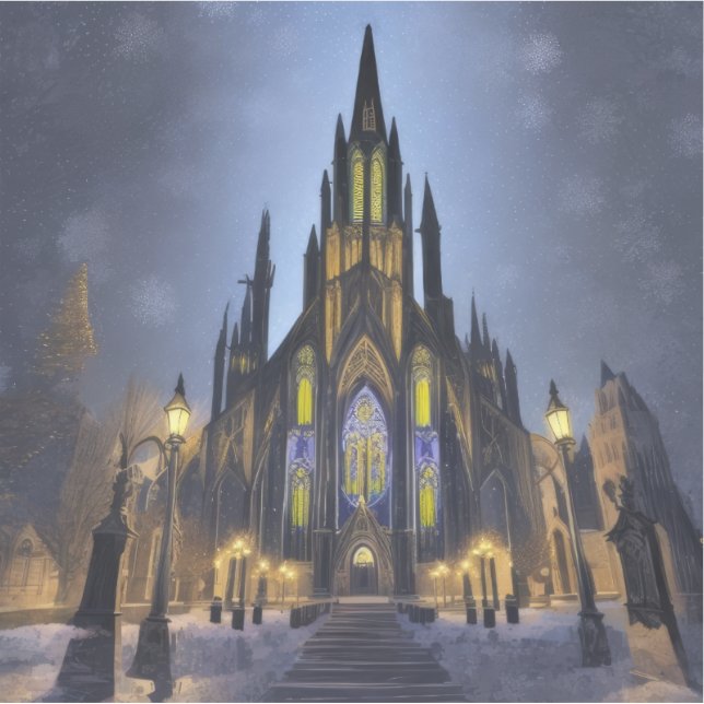 Gothic Night Cathedral (Front)