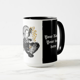 Gothic Night Owl and woman Mug