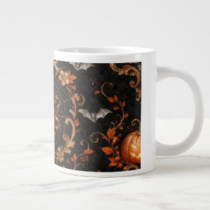 Gothic Orange Pumpkin Specialty Jumbo Mug