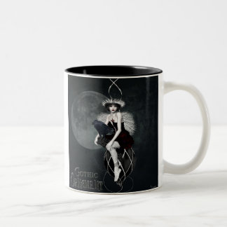 gothic ornament Two-Tone coffee mug