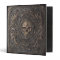 Gothic Ornate Filigree Skulls Black Leather