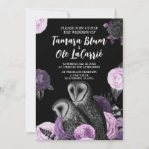 Gothic Owls Wedding
