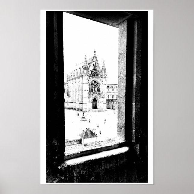 Gothic Paris. Sainte-Chapelle de Vincennes. France Poster (Front)