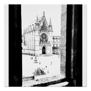 Gothic Paris. Sainte-Chapelle de Vincennes. France Poster