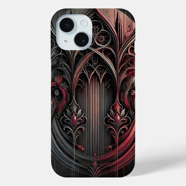 Gothic Pattern Phone Case (Back)