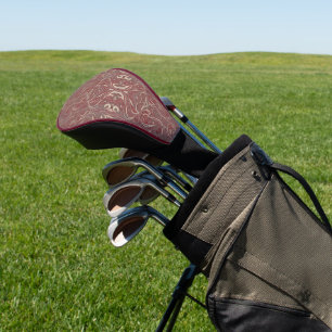 Gothic Pattern Red Golf Head Cover
