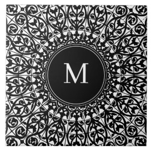 Gothic Personal Monogram Customizable Personalized Tile