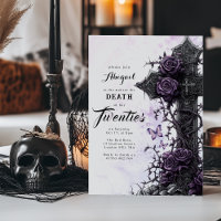 Gothic Purple Rose | Death To Your Twenties