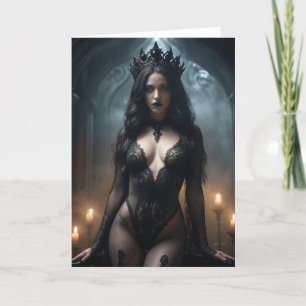 Gothic Queen Greeting Card Thank You Card