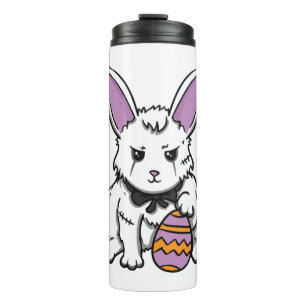 Gothic Rabbit Gothic Bunny Gothic Easter Emo Goth Thermal Tumbler