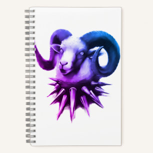 Gothic ram notebook