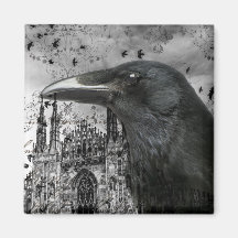Gothic Raven Collage