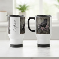 Gothic Raven Dark Academia Floral