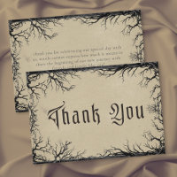 Gothic Raven Tree Engraving Black Tan Wedding