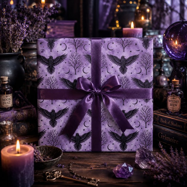 Gothic Raven Wrapping Paper (Creator Uploaded)