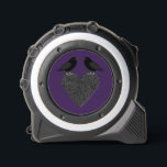Gothic Ravens and Black Heart 1<br><div class="desc">This awesome tape measure features a pair of gothic black Ravens perched on top of a black heart staring lovingly at each other. This design is perfect for weddings, anniversaries and Valentine's Day. It is also great for showing that special goth in your life how much you love them.</div>