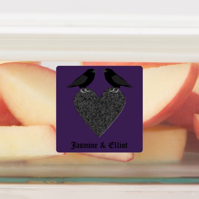 Gothic Ravens and Black Heart Custom (Affixed)