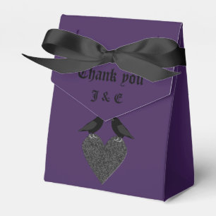 Gothic Ravens and Black Heart Custom Favor Box