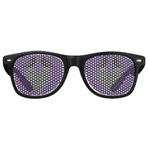 Gothic Ravens and Black Heart Retro Sunglasses