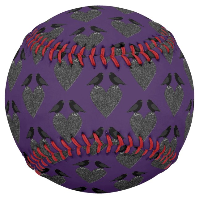 Gothic Ravens and Black Heart Softball (Front)