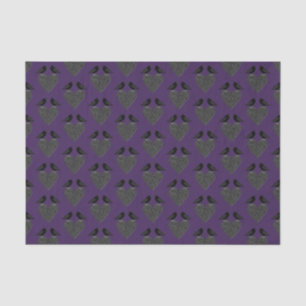 Gothic Ravens and Black Heart Tissue Paper
