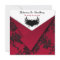 Gothic Red and Black Wedding Invitation