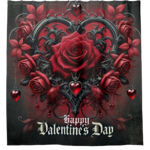Gothic red roses Valentine's day