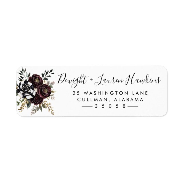 Gothic | Return Address Label (Front)
