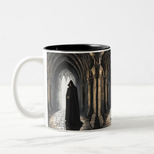 Gothic Reverie The Gatekeeper Two-Tone Coffee Mug