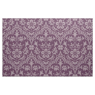 Gothic Revival Crowned Rose Fabric