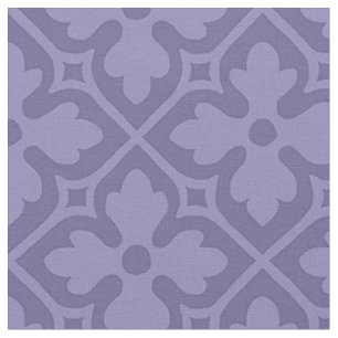 Gothic Revival Quatrefoils, Muted Violet Fabric