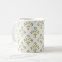 Gothic Revival Stenciled Flowers
